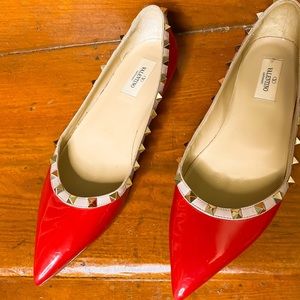 Authentic Valentino Rockstud ballet flats